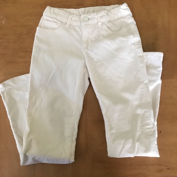 Gap Girls Cream Corduroy Pants Size 10 - Picture 3 of 9